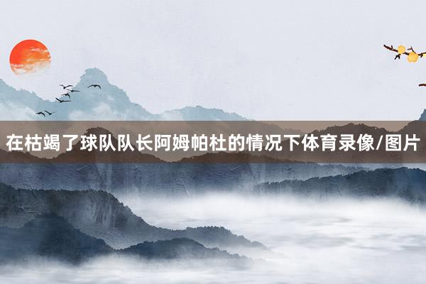 在枯竭了球队队长阿姆帕杜的情况下体育录像/图片
