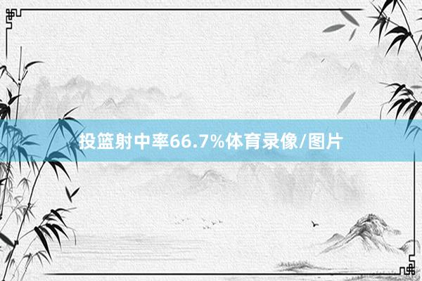 投篮射中率66.7%体育录像/图片