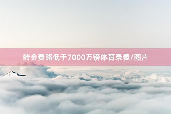 转会费略低于7000万镑体育录像/图片
