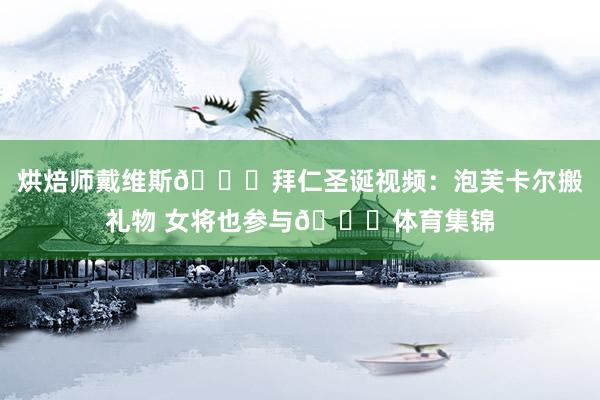 烘焙师戴维斯😁拜仁圣诞视频：泡芙卡尔搬礼物 女将也参与🎄体育集锦