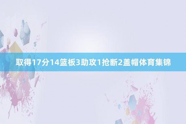 取得17分14篮板3助攻1抢断2盖帽体育集锦