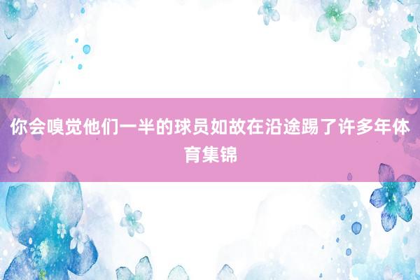 你会嗅觉他们一半的球员如故在沿途踢了许多年体育集锦