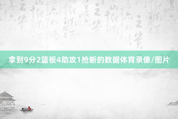 拿到9分2篮板4助攻1抢断的数据体育录像/图片