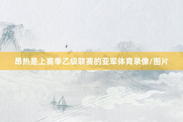 昂热是上赛季乙级联赛的亚军体育录像/图片