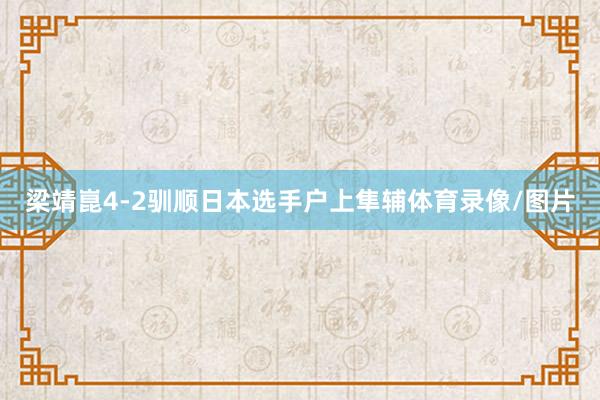 梁靖崑4-2驯顺日本选手户上隼辅体育录像/图片