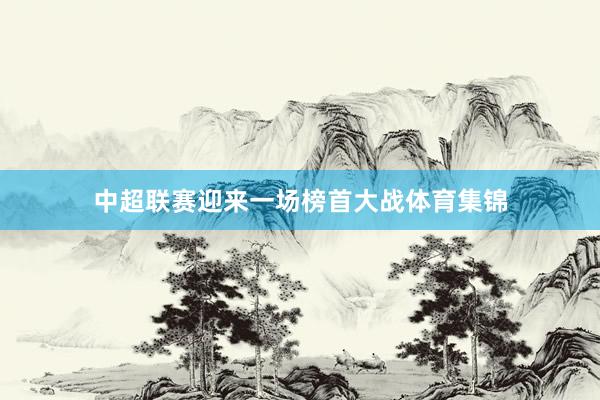 中超联赛迎来一场榜首大战体育集锦