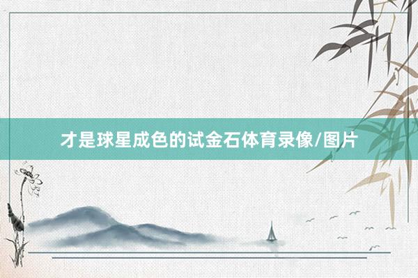 才是球星成色的试金石体育录像/图片