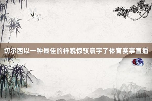 切尔西以一种最佳的样貌惊骇寰宇了体育赛事直播