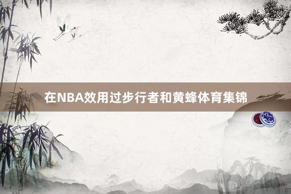 在NBA效用过步行者和黄蜂体育集锦
